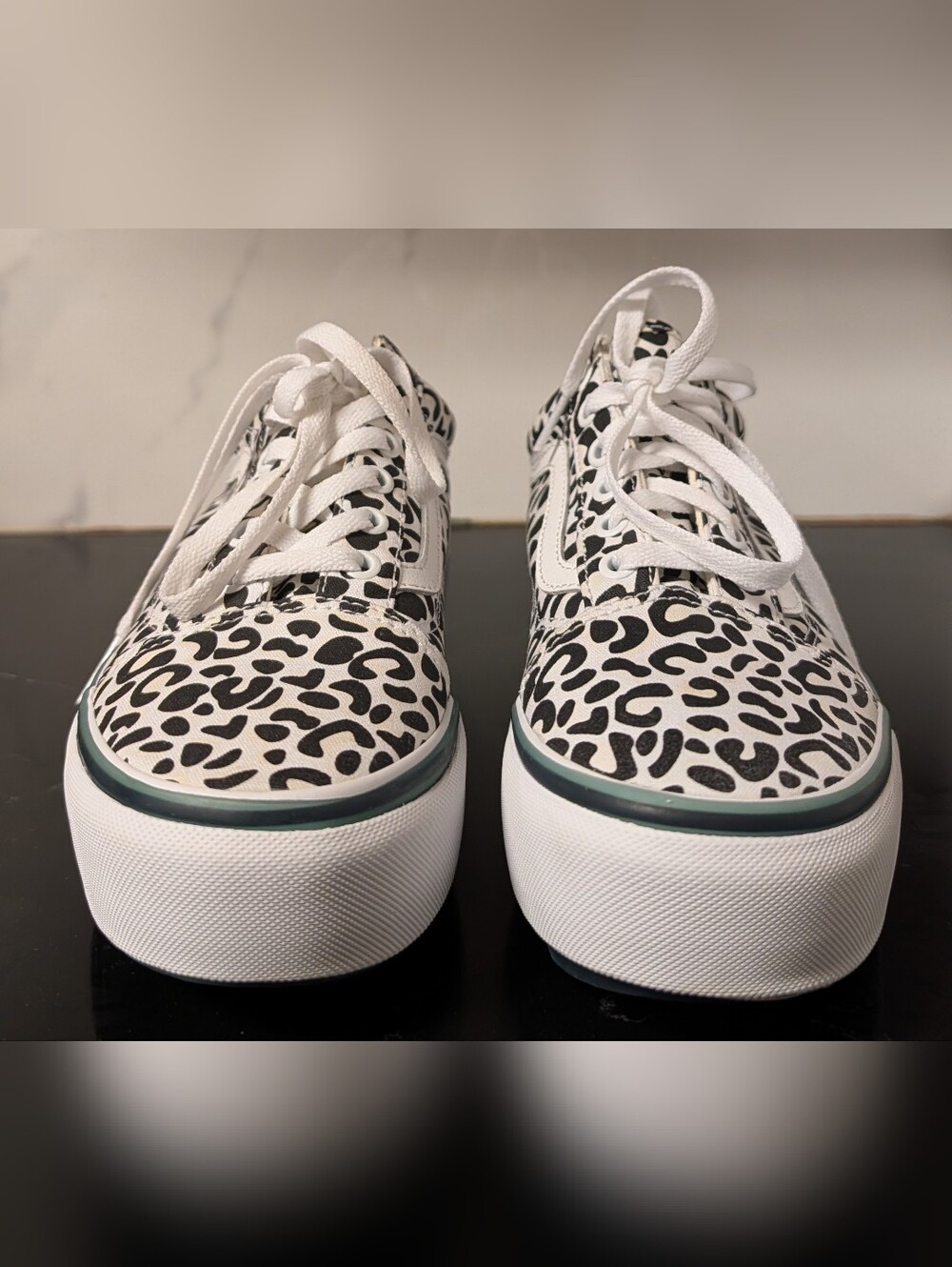 Vans Old Skool Stacked 'UV Ink - Leopard' Sneakers Size 7.5 NWOT MSRP $99.95 - Picture 4 of 11